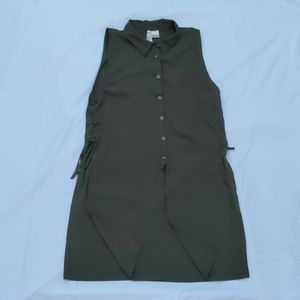 Evergreen Button Up Tunic